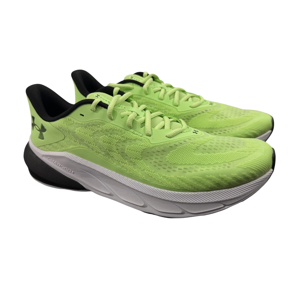 Under Armour Turbulence 3 Running Shoes Mens 11 Lime Green Charged Sneakers